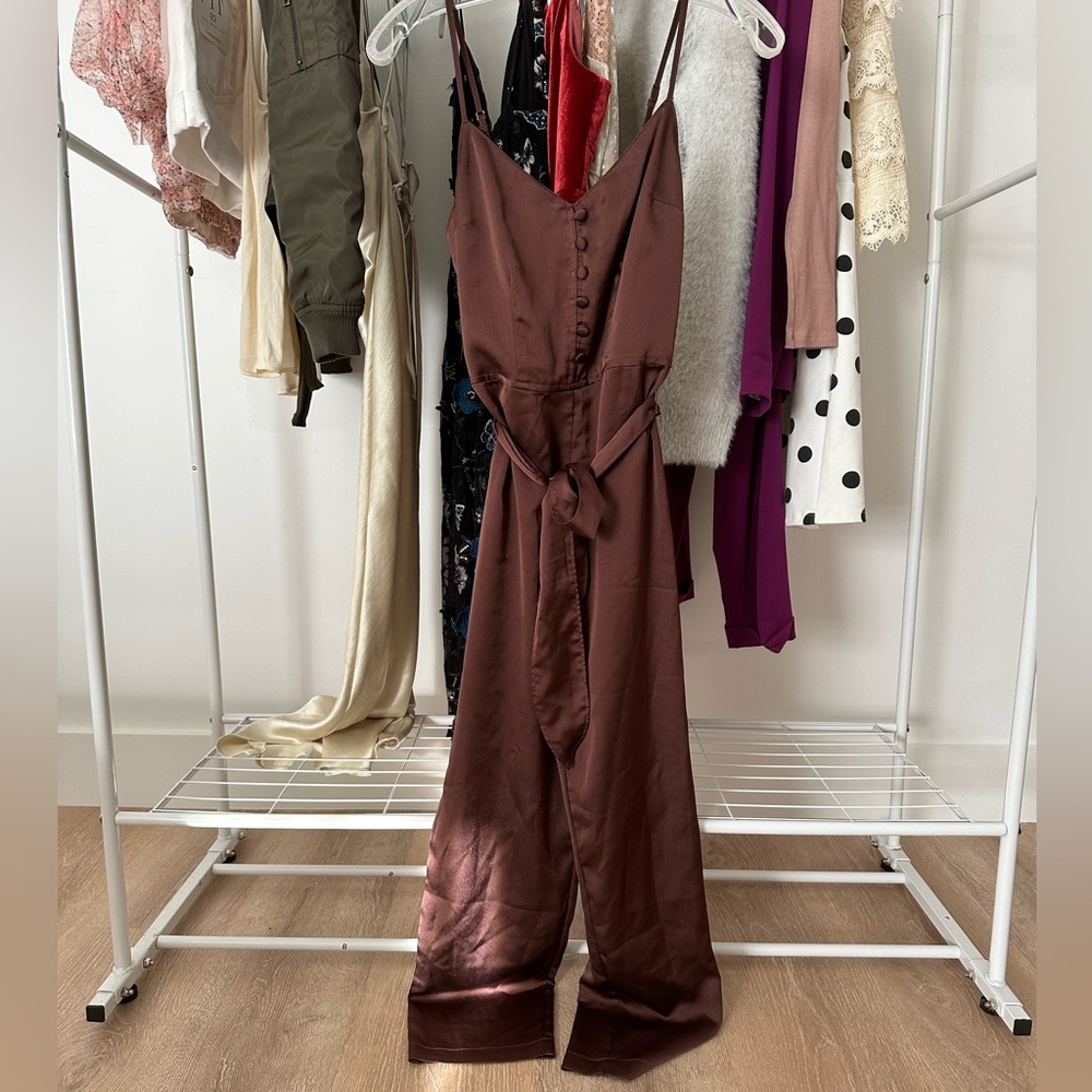 Satin jumpsuit